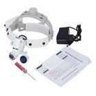 3 5x Medical Surgical Dental Binocular Loupes Headband Magnifier Led Headlight