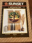 Vintage Sunset Designs  Latch Hook Rug wall Hanging Kit Read