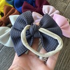 13 Baby Girls Headbands Hair Bows Nylon  Hairbands Handmade Hair Accessory