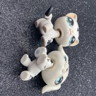 Hasbro Lps Littlest Pet Shop Lot 2 Cat Dog Flower Floral Black White  547  469