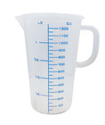 1200 Cc Pp Plastic Measuring Cup With Handle Transparent Safety For Kids   Light