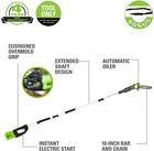 Greenworks 80v 10  Cordless Brushless Gen 1  tool Only   Green black