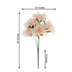 2 Pcs 20  Artificial Dahlia Silk Flowers Bushes Wedding Party Events Decorations