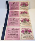 Vintage Disneyland 5 Adventures Courtesy Guest Ticket Book Complete 4 Lot