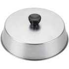 New Winco Adbc 8 Inch Round Aluminum Grill Basting Cover Hamburger Melt Cheese