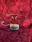 Vintage French Pince Nez 10k Gold Filled Opera Eyeglasses Unused With Tags