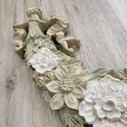 Vintage Shabby Chic Floral Cottage Wall Furniture Wooden Plaque 