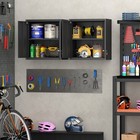 Metal Wall Cabinet  Garage Wall Cabinets With Doors  Locking Storage Cabinet