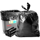 Nicole Home Collection  30 Gallon  Drawstring Large Trash Bags  Black  50 Count