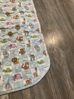 Vintage Baby Blanket Quilt 50 X 43 Zoo Animals Nice Handmade