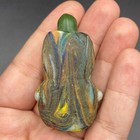 Unique Thalassocratic Civilization Ancient Phoenician Glass Face Bead