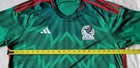 Mexico Jersey Mens X Large Adidas 2022 Fifa World Cup Home Kit Slim Fit Soccer