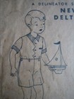 Butterick New Deltor  3780   Antique Boy s Shirt   Shorts  Size 2  1920s Vintage