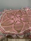 Handmade Crocheted Pink And White Dollie   s 