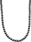 Pre-order Navajo Pearls Necklace     5mm Beaded Necklace     925 Sterling Silver