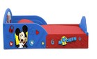 Disney Mickey Mouse Plastic Sleep And Play Toddler Bed By Delta Children New