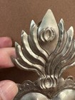 Vintage Ex Voto Sacred Heart Wall Hanging Silvertone Metal 