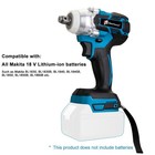 Cordless Impact Wrench 1 2  550nm High Torque Brushless Drill For Makita Battery
