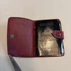 Vintage Singer Hand Sewing Needles Leather Pocket Book Rare