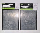 2 Darice Fairy Embossing Folders 4 25 X 5 75  Brand New Mushroom Door