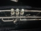King 601 Silver Trumpet W case vincent Bach 7c Mouthpiece  Excellent Condition