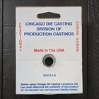 New Chicago Die Cast Pulley 3 5  Dia 1 2    Bore Single V Groove For A Belts 350-a