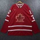 Nike Team Canada Iginla Hockey Jersey Red Vancouver 2010 Olympics Fight Strap