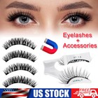 Reusable Magnetic Eyelashes With Applicator No Glue Needed Natural Lashes Kit