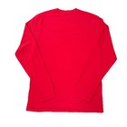 Polo Ralph Lauren Men   s Red Thermal Crew Neck Waffle Knit Long Sleeve Large