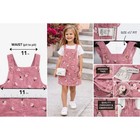 Cupcakes   Cashmere Gls 4t Pink Floral Corduroy Jumper Dress Cottagecore Easter