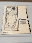 1992 Premier gottlieb Factory Original Super Mario Bros  Pinball Manual