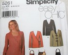 Simplicity Sewing Pattern Misses  Jacket Pants Skirt Camisole Bag   Sz  8 - 14
