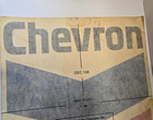 Chevron Gas Pump Decal Sticker Vintage 15x 12 5