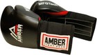 Amber Mfg Professional Hook And Loop Leather Training Boxing Gloves