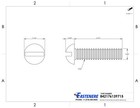 2-56 X 3 8  Slotted Round Head Machine Screws Stainless Steel 18-8 Qty 100
