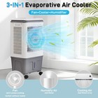 Portable Evaporative Cooler Swamp Cooler 3-in-1 5 28 Gal 7 5h Timer Humidifier
