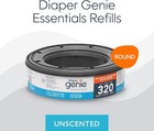 Diaper Genie Essentials Round Refill Pack Of 4   Holds Up To 1280 Newborn Diaper