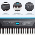 Alesis 88-key Hammer Action Digital Piano Recital Pro Black