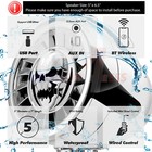 Refurb 600w Bluetooth Waterproof Stereo 2 Speakers Audio Amp System Ape Hanger