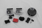Gopro Waterproof Case Lot Camera Housing Mounts Suction Cup Black Plastic