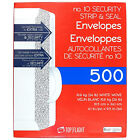 500 10 Custom Printed Security Tinted Self-seal Envelopes personalized With Logo
