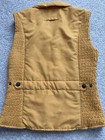 Pri Equestrian Slimming Waist Riding Vest Women   s Xs Mustard Gold Quilted Zip