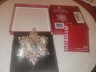 2010 Gorham Sterling Silver Snowflake Ornament  41st Edition