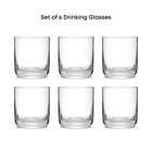 Joyjolt Faye Crystal Whiskey Glasses  Lowball Glasses Set Of 10 Ounce  Hh656