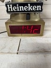 Vintage Electric Heineken Windmill Design Beer Sign Man Cave Clock Fast Ship