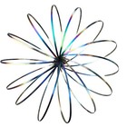 3x3d Magic Flow Ring Indoor Toys Kinetic Spring Arm Slinky Juggle Rainbow Dance