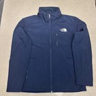 New Men North Face Apex Bionic 2 Winter Jacket Fleece Lined Navy Blue