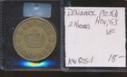 Denmark -   2 Krone  - 1925 - Brass -  0497