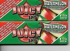 Juicy Jay s Watermelon Flavored Hemp Cigarette Rolling Papers 1 1 4 Size 2 Packs