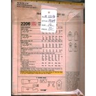 2206 Vintage 1969 Mccalls Misses Dress Sewing Pattern Size 12 Bust 34 Mod Retro